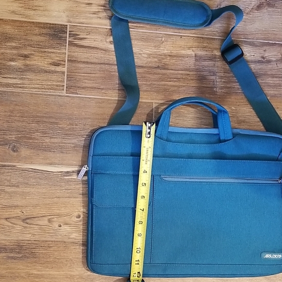 Mossimo Supply Co. Blue Laptop Bag with Sleek Design - Picture 7 of 12